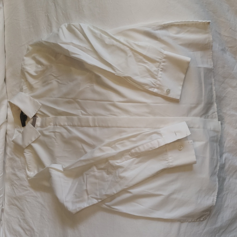 Lafayette 148 White Button Down